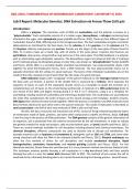 BIOL 2325L: FUNDAMENTALS OF MICROBIOLOGY LABORATORY| LAB REPORT 9| 2024 