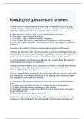 NAVLE prep questions and answers