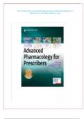 TEST BANK FOR ADVANCED PHARMACOLOGY FOR PRESCRIBERS 1ST EDITION LUU KAYINGO EDITION, 2024