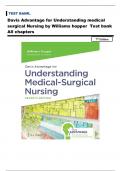 Advantage for Understanding medical  surgical Nursing by Williams hopper Test bank   7 th Edition