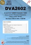 DVA2602 Assignment 7 (COMPLETE ANSWERS) Semester 1 2024 (301194) - DUE 4 March 2024