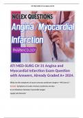 Angina & Myocardial Infarction (NCLEX) Bulk. 