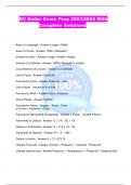 DC Boiler Exam Prep 2023/2024 With Complete Solutions Area of a rectangle - Answer Length x Width Area of a Circle - Answer .7854 x Diameter² Volume of a Box - Answer Length x Width x Height Volume of a Cylinder - Answer .7854 x Diameter² x Length Circumf