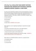 ATLS Post Test. MCQ LATEST 2024 EXPERT CERTIFIED QUESTION AND ANSWER WITH RATIONALE (VERIFIED ANSWERS) ALREADY GRADED A+ NEW! NEW!   