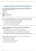 ATI Neuro-Shock & Burns Practice Questions