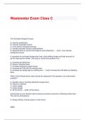 Wastewater Exam Class C: Wastewater Exam Class C Exam Study Guide: Latest