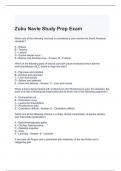 Zuku Navle Study Prep Exam with 100% correct Answers