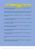 Foreman Test 1 & 2 Verified Questions And Answers Rated A+