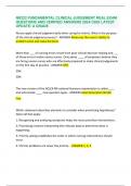 NR222 FUNDAMENTAL CLINICAL JUDGEMENT REAL EXAM QUESTIONS AND VERIFIED ANSWERS 2024//2025 LATEST UPDATE/ A GRADE  Nurses apply clinical judgment daily when caring for clients. What is the purpose of the clinical judgment process? -