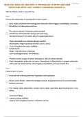 BIOS-255: ANATOMY & PHYSIOLOGY III WITH LAB FINAL QUESTIONS WITH 100% CORRECT ANSWERS| GRADED A+