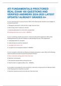 ATI FUNDAMENTALS PROCTORED REAL EXAM 180 QUESTIONS AND VERIFIED ANSWERS 2024-2025 LATEST UPDATE// ALREADY GRADED A+  A nurse is planning care for a group of clients. Which of the following tasks should the nurse delegate to an assistive personnel?