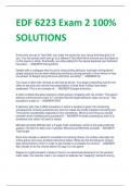 EDF 6223 Exam 2 100%  SOLUTIONS