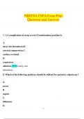 BSTSA CSFA Exam Prep Questions and Answers