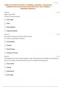 CHEM-120:| CHEM 120 INTRO TO GENERAL, ORGANIC & BIOLOGICAL CHEMISTRY WITH LAB FINAL EXAM REVIEW QUESTIONS WITH 100% CORRECT ANSWERS