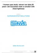 I human case study -steven van dyke,36 years- old Caucasian male cc:smoker with chest tightness