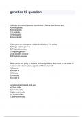 genetics 60 questions