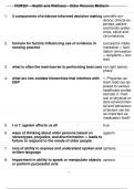 Summary -  NR-361:| NR 361  - Health and Wellness - Older Persons Midterm