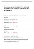 CA Bail Exam 2024 EXPERT CERTIFIED WITH 200 QUESTIONS WITH ANSWERS I ALREADY GRADED A+ NEW! NEW!     