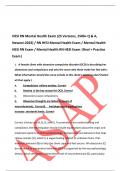 HESI RN Mental Health Exam (25 Versions, 1500+ Q & A,  Newest-2023) / RN HESI Mental Health Exam / Mental Health  HESI RN Exam / Mental Health RN HESI Exam |Real + Practice  Exam| 