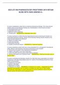 2023 ATI RN PHARMACOLOGY PROCTORED 2019 RETAKE GUIDE WITH NGN GRADED A+ A nurse is assessing a client who is receiving intravenous therapy. The nurse should identify which of the following findings as a manifestation of fluid volume excess? a. Decreased b