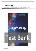 Test Bank For Pharmacology for Canadian Health Care Practice 3rd Edition By  Lilley||All Chapters Covered 1-58||Complete Guide A+