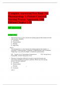 (Complete Answered) Test Bank Pharmacology A Patient-Centered Nursing Process Approach, 11th Edition by Linda E. McCuistion Chapter 1-58