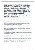 BYU Gardening Final, BYU Gardening Exam Review, BYU Home Gardening Lesson 1 Speedback, BYU Home Gardening Lesson 2 Speedback, BYU Home Gardening Lesson 3 Speedback, BYU Home Gardening Lesson 4 Speedback, BYU Home Gardening Lesson 5 Speedback, 