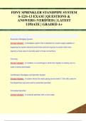 FDNY SPRINKLER STANDPIPE SYSTEM  S-12/S-13 EXAM | QUESTIONS &  ANSWERS (VERIFIED) | LATEST  UPDATE | GRADED A+