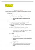 NUR 504 FINAL STUDY GUIDE OXYGENATION CRAVEN CHAPTER 26