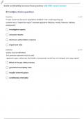 IDAHO HEALTH AND DISABILITY INSURANCE  EXAM QUESTIONS WITH 100% CORRECT ANSWERS 