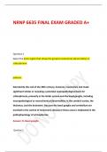 NRNP 6635 FINAL EXAM GRADED A+ Question 1 Select the brain region that shows the greatest anatomical abnormalities in schizophrenic patients. Selected By the end of the 20th century, however, researchers had made significant strides in revealing a potenti