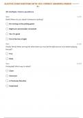 (Schneider) Elective P.E. Final Exam Questions and complete answers