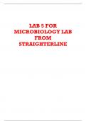 LAB 5 FOR MICROBIOLOGY LAB FROM STRAIGHTERLINE 2024