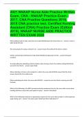 2021 NNAAP Nurse Aide Practice Written Exam, CNA - NNAAP Practice Exam - 2017, CNA Practice Questions 2016, 2018 CNA practice test, Certified Nursing Assistant (CNA) Practice Exam (Edition 2019), NNAAP NURSE AIDE PRACTICE WRITTEN EXAM 2020