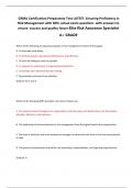 CRMA Certification Preparatory Test LATEST: Ensuring Proficiency in Risk Management with 500+ actual exam questions with answers to ensure success and quality future Elite Risk Assurance Specialist A+ GRADE"