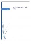 Chem 210 Module 1 Exam (2023 / 2024)latest updated with 100% correct questions and answers.