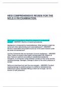 HESI COMPREHENSIVE REVIEW FOR THE NCLE-X RN EXAMINATION.