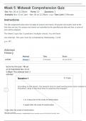 NR 509 wk 5 graded quiz.Week 5: Midweek Comprehension Quiz