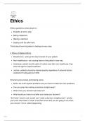 Medicine MMI/Panel Interview Ethics Summary Notes