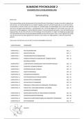 Complete samenvatting Klinische Psychologie 2 Diagnostiek en behandeling (PB2002) aan de Open Universiteit (OU)