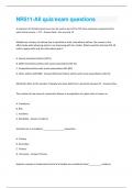 NR511-All quiz/exam Questions With 100% Correct Answers.