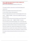 CPCU 500 2024 QUESTIONS WITH COMPLETE ANSWERS GRADED A+