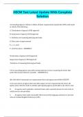 HECM Test Latest Update With Complete  Solution A Counseling Agency's failure to follow all basic requirements required by HUD could result  in which of the following:  A. Termination of agency's HUD approval  B. Suspension of agency's HUD approv