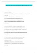 GED 108 Environmental Science Latest Exam 2023-2024 Multiple Choice Questions 1) If atmospheric carbon dioxide was eliminated from our atmosphere, we would expect that the Earth would: A) cool considerably and photosynthesis would dramatically increase. B