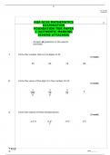 AQA GCSE MATHEMATICS EXAMINATION FOUNDATION TIER PAPER 1 (AUTHENTIC MARKING SCHEME ATTACHED)