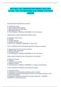 ARF FINAL TEST PREPARATION NEWEST 2023-2024  ACTUAL TEST 150 QUESTIONS AND CORRECT DETAILED  ANSWER Adult Residential Facilities serve persons: A. 18-59 years of age B. With Developmental Disability C. Who need Care and Supervision D. With Mental Disorder