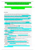 REGIS NU643 Final NEWEST 2023-2024 ACTUAL TEST 100  QUESTIONS AND CORRECT DETAILED ANSWERS )  Week 15 Quiz  1. A 28 y.o. male presents with a severe alcohol abuse problem and you are discussing  pharmacotherapy as part of his treatment plan. You advise na