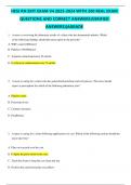 HESI RN EXIT EXAM V4 2023-2024 WITH 200 REAL EXAM  QUESTIONS AND CORRECT ANSWERS(VERIFIED  ANSWERS)|AGRADE 1. A nurse is reviewing the laboratory results of a client who has rheumatoid arthritis. Which of the following findings should the nurse report to 