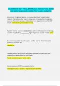 JB LEARNING EMT FINAL EXAM 2023-2024 ACTUAL EXAM  100 QUESTIONS AND CORRECT DETAILED ANSWERS A 4-year-old, 15-kg male ingested an unknown quantity of acetaminophen  (Tylenol). The child's mother states that she does not know when the ingestion  occurre