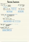 Partial fractions